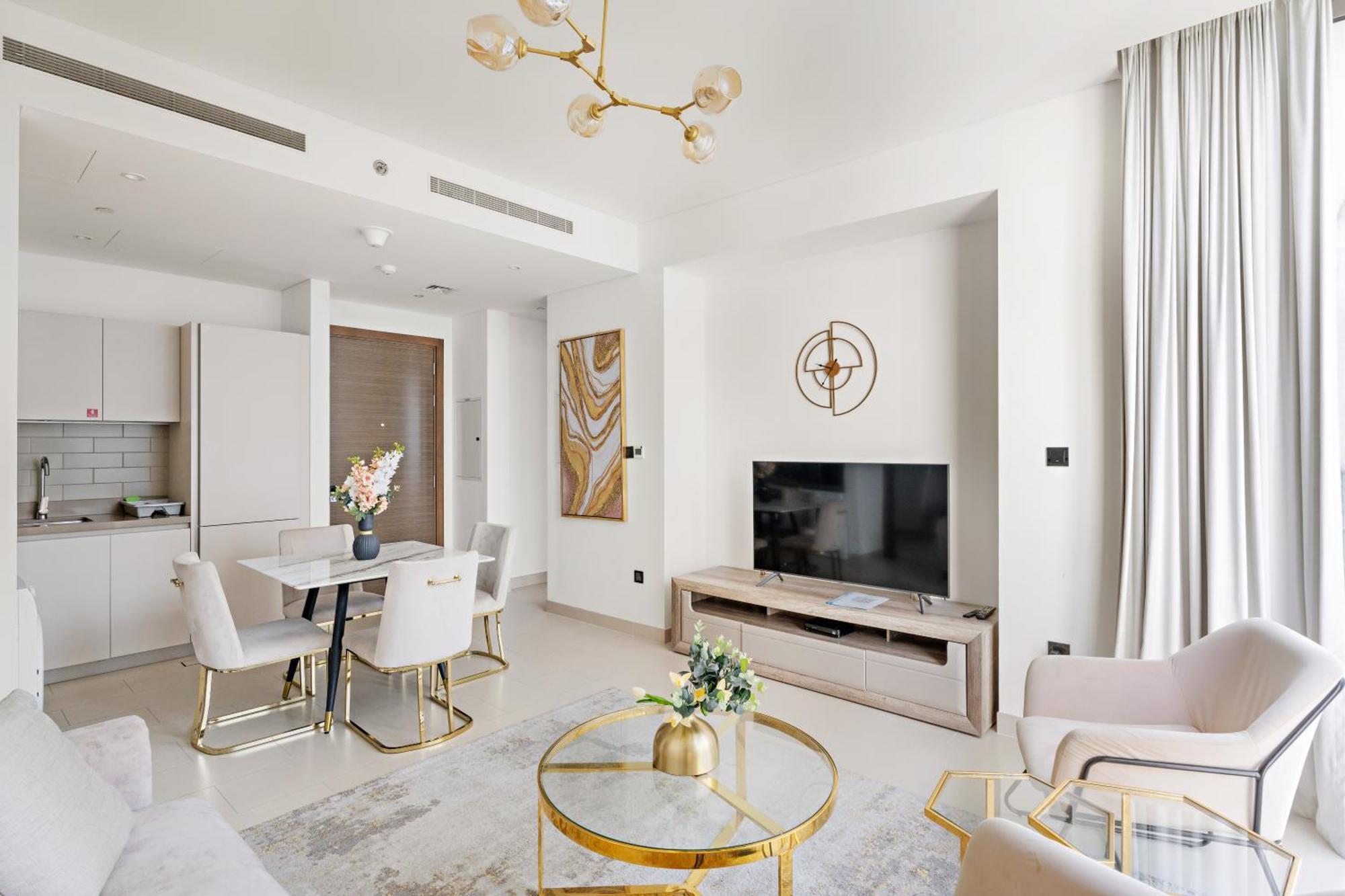 Beautiful 2 Bedroom Next To Business Bay - Sobha Creek Vista Dubai Buitenkant foto